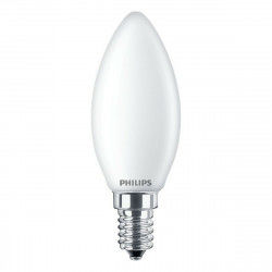 LED-lampe Philips Stearinlys Hvid F 40 W 4,3 W E14 470 lm 3,5 x 9,7 cm (4000 K)