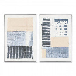 Painting DKD Home Decor 60 x 3,2 x 90 cm Abstract Urban (2 Units)