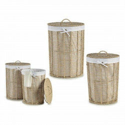 Set of Baskets Natural wicker 44 x 56 x 44 cm