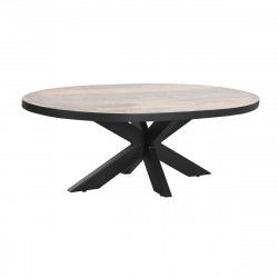 Centre Table DKD Home Decor Natural Metal Mango wood 130 x 70 x 45 cm