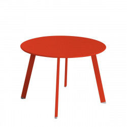 Side table Marzia 60 x 60 x 42 cm Red Steel