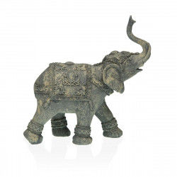 Decorative Figure Versa Elephant Grey 19 x 18 x 7 cm Resin