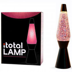 Lava Lamp iTotal Black Glitter 36 cm