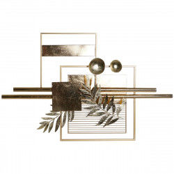 Wall Decoration DKD Home Decor 105,4 x 6,4 x 67,3 cm Abstract Golden