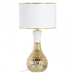 Desk lamp White Golden Linen Ceramic 60 W 220 V 240 V 220-240 V 32 x 32 x...