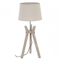 Desk lamp White Linen Wood 60 W 220 V 240 V 220-240 V 30 x 30 x 69 cm