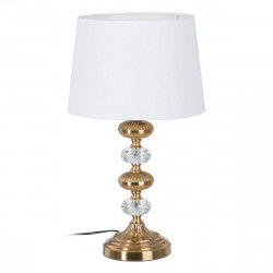 Desk lamp Golden Linen Metal Iron 40 W 220 V 30 x 30 x 52 cm