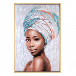 Painting Canvas 80 x 4 x 120 cm African Woman