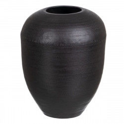 Vase 25,5 x 25,5 x 33 cm Sort Aluminium