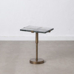 Side table 41 x 31,5 x 49 cm Crystal Golden Metal