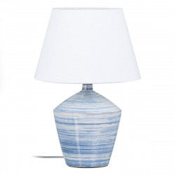 Lampe de bureau Bleu Blanc Céramique 40 W 220 V 240 V 220-240 V 30,5 x 30,5 x...