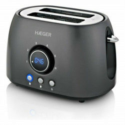 Toaster Haeger TO-08D.012A Black 800 W