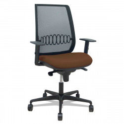 Sedia da Ufficio Alares P&C 0B68R65 Marrone scuro