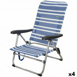 Folding Chair Aktive Mykonos Striped 47 x 85 x 50 cm (4 Units)