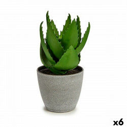 Roślina Dekoracyjna Aloe Vera 15 x 23,5 x 15 cm Szary Kolor Zielony...