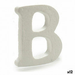 Brev B Hvid polystyren 15 x 12,5 cm (12 enheder)