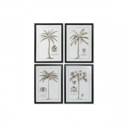 Painting DKD Home Decor Palms Colonial 50 x 2,5 x 70 cm (4 Units)
