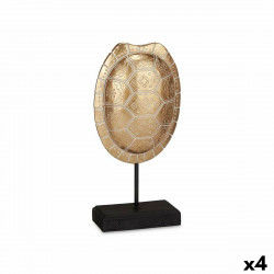 Dekorativ figur Skildpadde Gylden 17,5 x 36 x 10,5 cm (4 enheder)