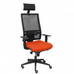 Office Chair with Headrest Horna P&C BALI305 Dark Orange