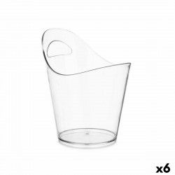 Ice Bucket Transparent Plastic 5 L (6 Units)