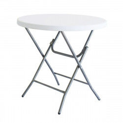 Sammenklappeligt bord Hvid HDPE 80 x 80 x 74 cm