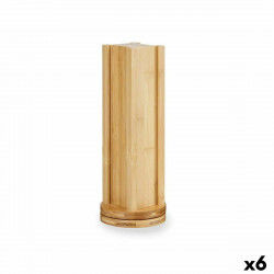 Support pour 20 capsules de café Plaque Tournante Bambou 11 x 11 x 34 cm (6...