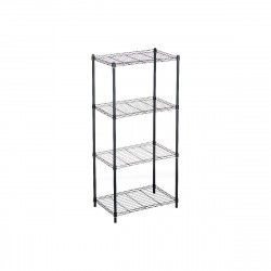 Shelves 56 x 35 x 120 cm Black Metal Plastic