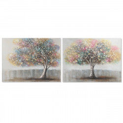 Painting Home ESPRIT Tree Modern 120 x 3 x 90 cm (2 Units)