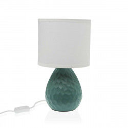 Desk lamp Versa Green White Ceramic 40 W 15,5 x 27,5 cm