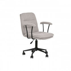 Chaise de Bureau DKD Home Decor Noir Gris 60 x 61,5 x 84 cm