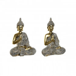 Decorative Figure Home ESPRIT Beige Golden Buddha Oriental 21 x 11,5 x 28 cm...