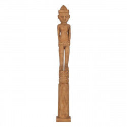 Decorative Figure Natural African Man 14 x 14 x 113 cm