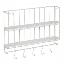 Shelves White Iron 66,5 x 14 x 44,5 cm