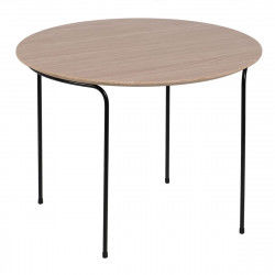 Centre Table NUDE Black Natural 60 x 60 x 45 cm
