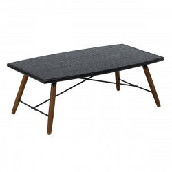 Centre Table OSLO Black Natural Iron MDF Wood 109,5 x 60 x 40,5 cm