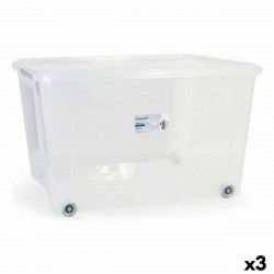 Storage Box with Lid Combi Tontarelli 145 L (78,2 x 58,2 x 47 cm) (3 Units)