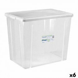 Storage Box with Lid Tontarelli Linea box 80 L 59 x 39 x 48 cm (6 Units)