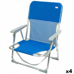 Składanego Krzesła Aktive Gomera Niebieski 44 x 72 x 35 cm (4 Sztuk)