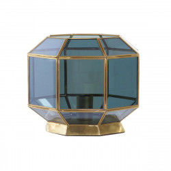 Desk lamp DKD Home Decor Crystal Blue Golden 220 V Brass 50 W Modern (29 x 29...