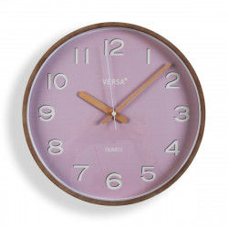 Wall Clock Versa Pink Plastic Quartz 4,3 x 30 x 30 cm