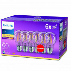 Lampadina LED Philips Bombilla Trasparente E 60 W (2700k)