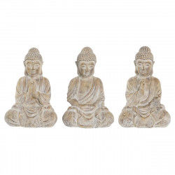 Dekorativ figur DKD Home Decor 30,5 x 24 x 45 cm Gylden Brun Buddha...