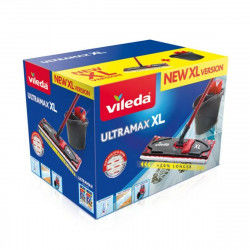 Serpillière Vileda Ultramax XL Box Noir Rouge Microfibre
