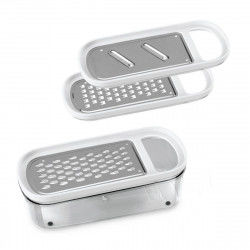 Grater with Container Metaltex 3-in-1 White Stainless steel (Refurbished A)