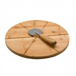Cutting board Versa VS-19910238 Pizza Cutter Bamboo (32,5 x 1,5 x 32,5 cm)...