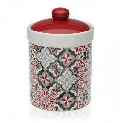 Barattolo Versa Grande Rosso Granato Cucina Ceramica (12 x 17,1 x 12 cm)