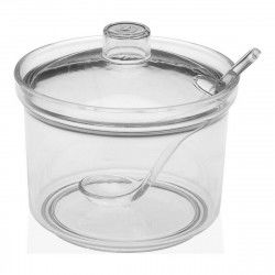 Sugar Bowl With lid Transparent