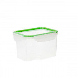 Hermetic Lunch Box Quid Greenery 1,8 L Transparent Plastic (Pack 4x)