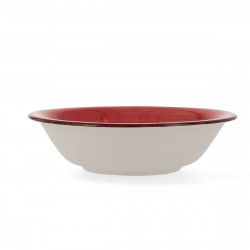 Salad Bowl Quid Vita Ceramic Red (23 cm) (Pack 6x)