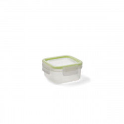 Hermetic Lunch Box Quid Greenery 300 ml Transparent Plastic (Pack 4x)